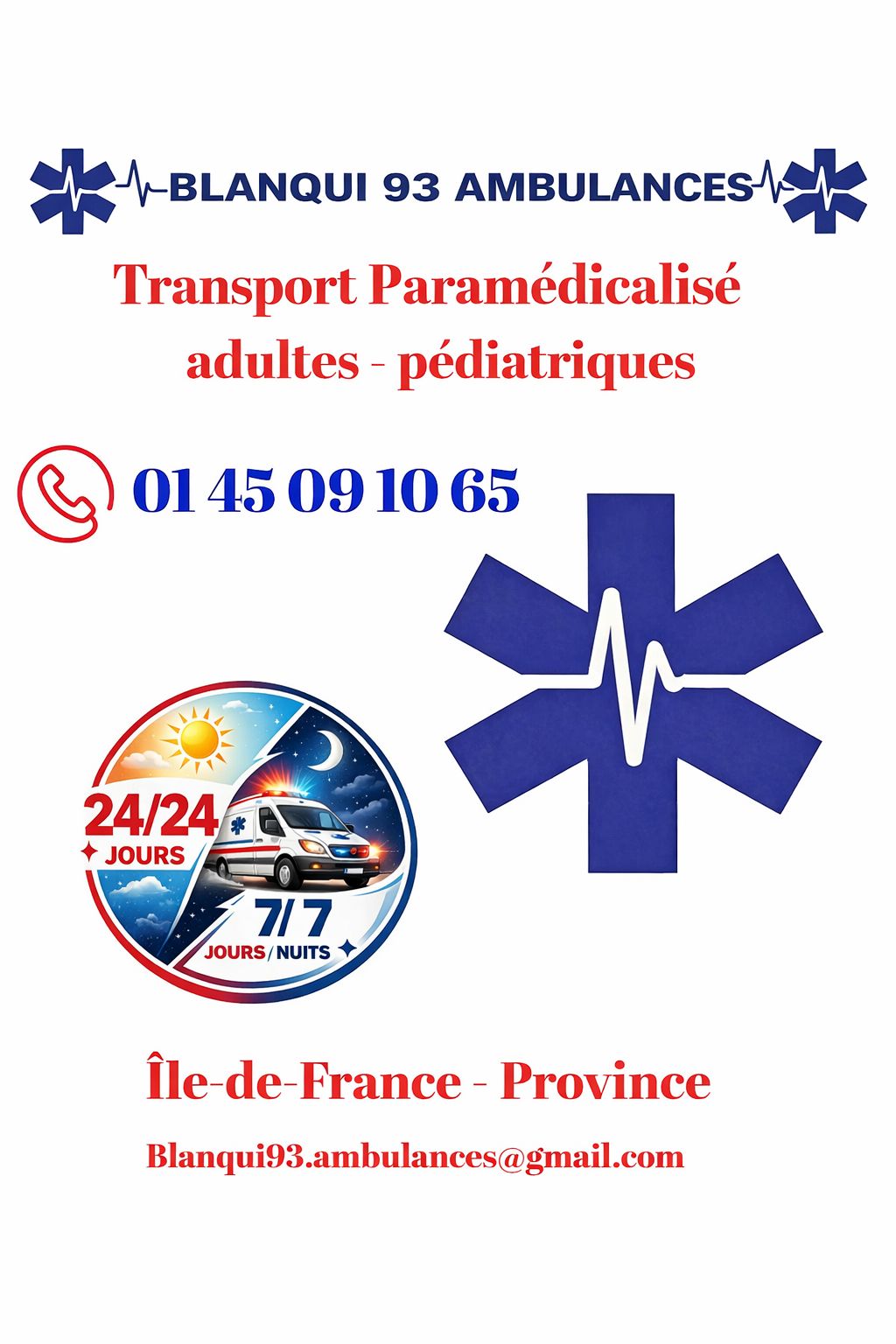 Logo Blanqui 93 Ambulances